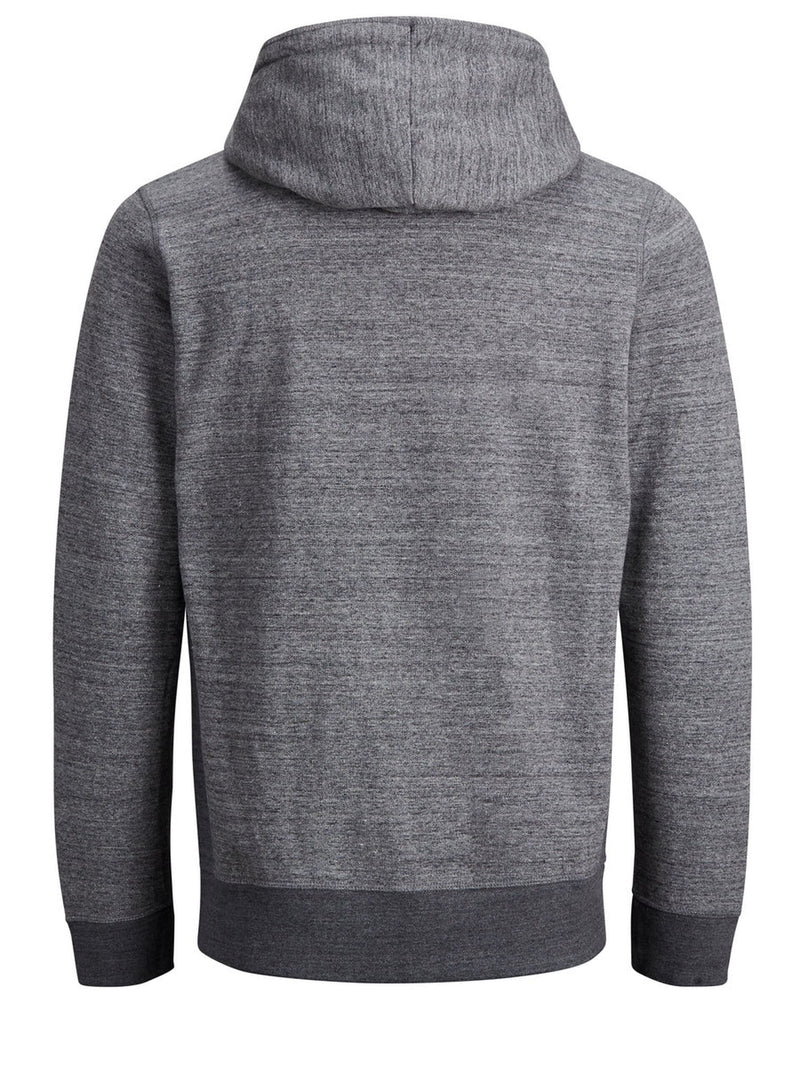 Jack &amp; Jones Grey Melange Hoodie | Montivo Pakistan