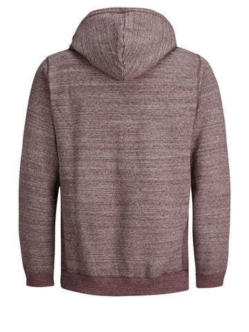 Jack &amp; Jones Red Melange Hoodie | Montivo Pakistan