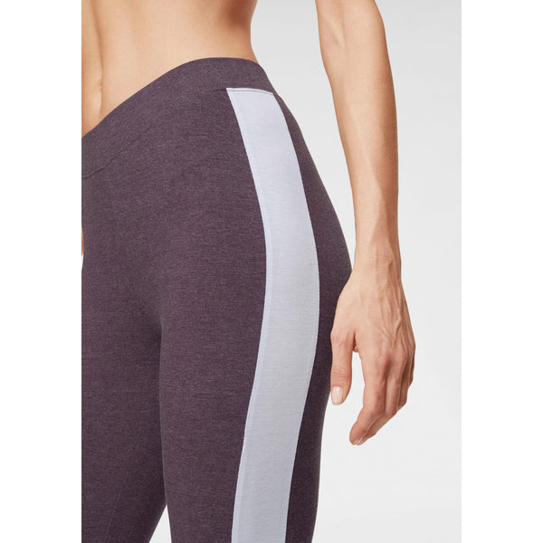 Arizona Purple Leggings with contrasting stripe | Montivo Pakistan