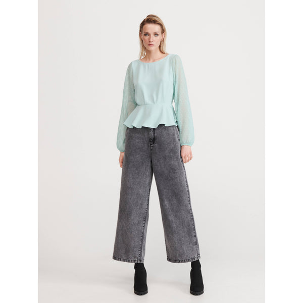 Reserved Grey Wide Leg Jeans | Montivo Pakistan
