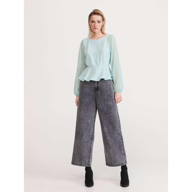 Reserved Grey Wide Leg Jeans | Montivo Pakistan