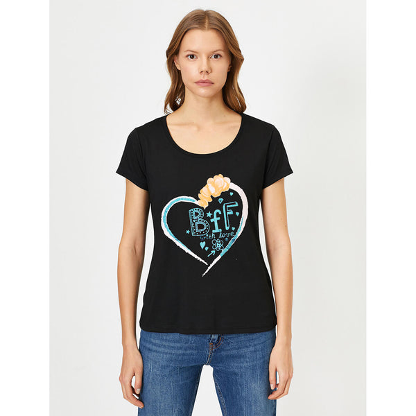 Hello Paris BFF Black Tshirt | Montivo Pakistan