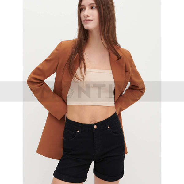 Reserved Women Denim Black Shorts | Montivo Pakistan