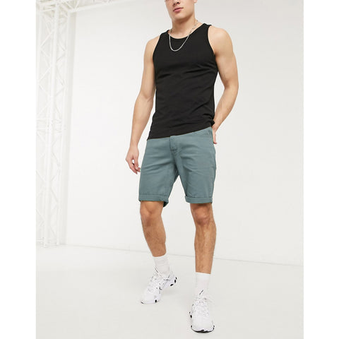 Jack & Jones Light Green Denim Shorts | Montivo Pakistan