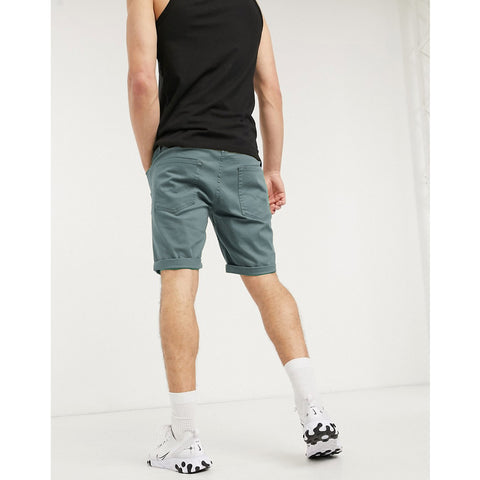 Jack & Jones Light Green Denim Shorts | Montivo Pakistan