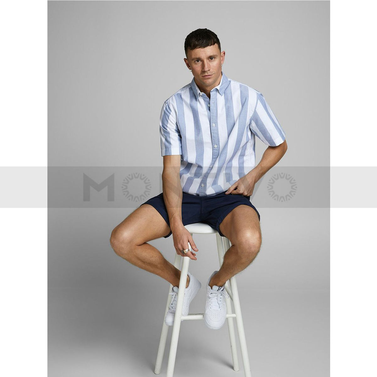 Jack & Jones Navy Chino Shorts | Montivo Pakistan