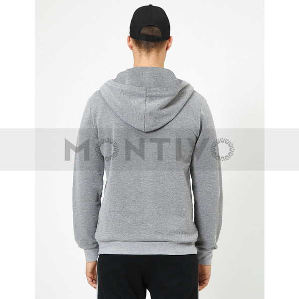 PB Grey Pique Zipper | Montivo Pakistan