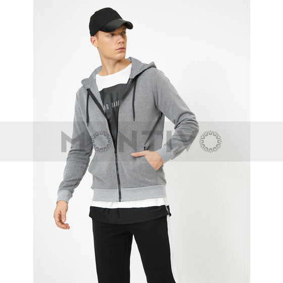 PB Grey Pique Zipper | Montivo Pakistan