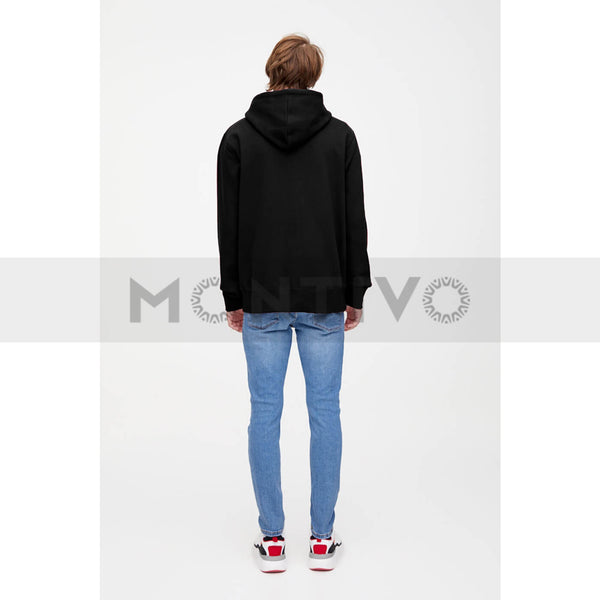PB Black Zipper Hoodie | Montivo Pakistan