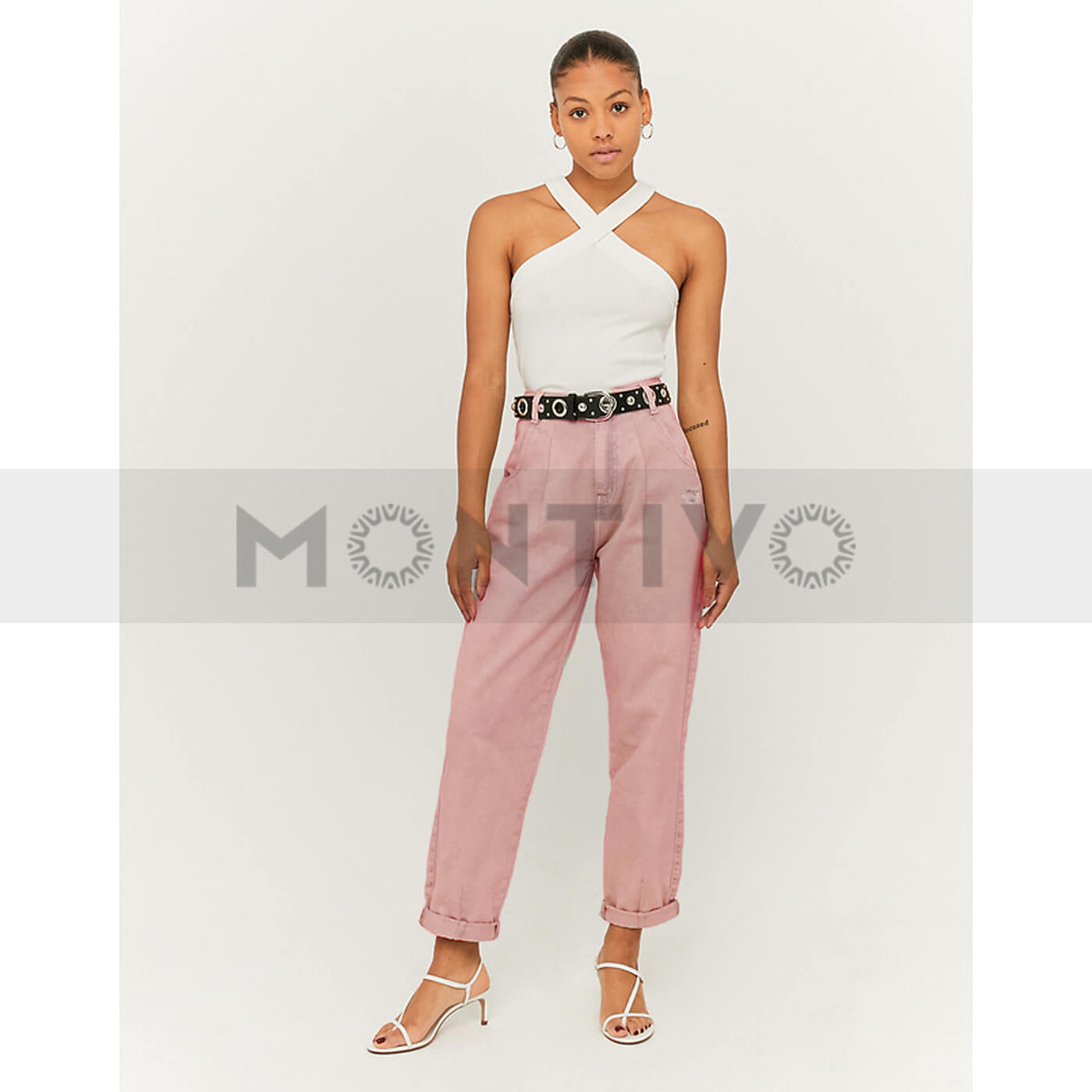 Pink Slouchy Jeans | Montivo Pakistan