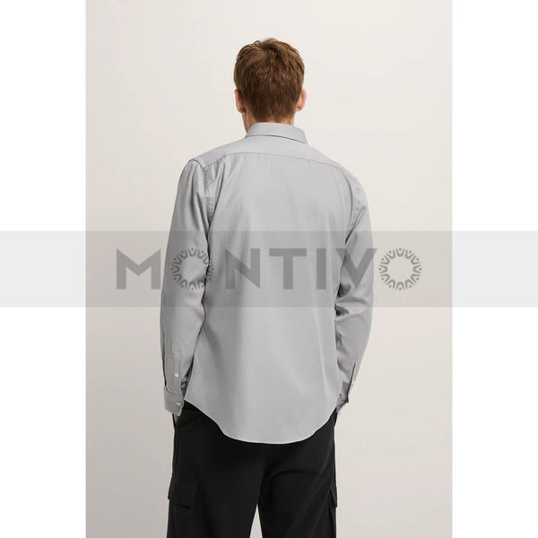 Zara Premium quality textured grey shirt | Montivo Pakistan