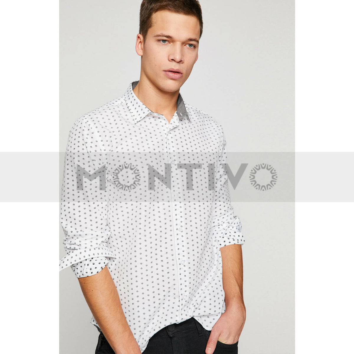 Koton White Printed Shirt | Montivo Pakistan