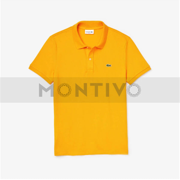 Lcste Yellow Classic Fit Polo | Montivo Pakistan