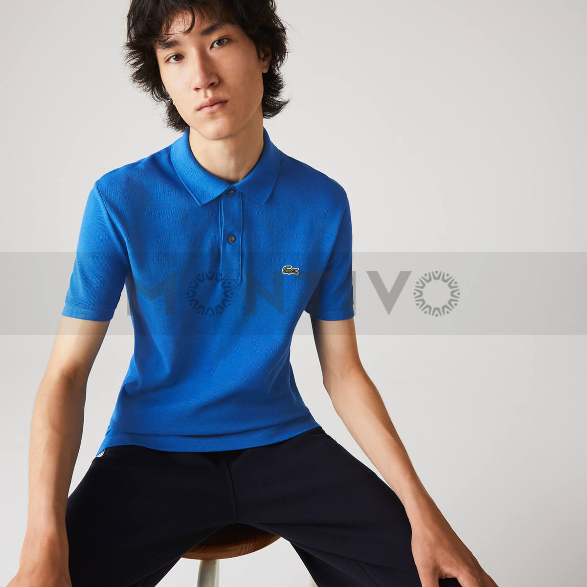 Lcste Mid Blue Classic Fit Polo | Montivo Pakistan