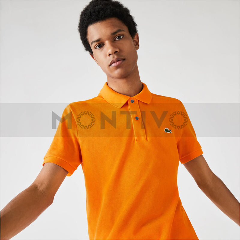 Lcste Orange Classic Fit Polo | Montivo Pakistan