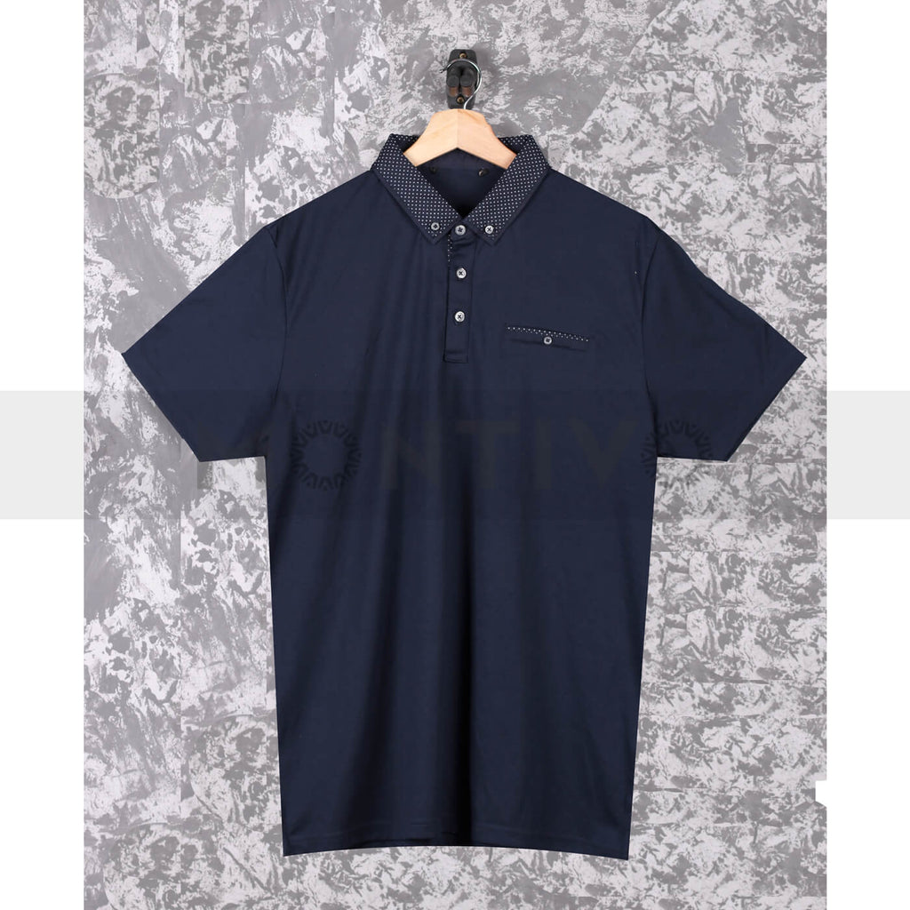 Next Blue Collar Detailed Polo Tshirt | Montivo Pakistan