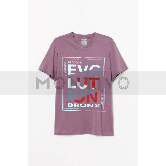 Evolution Printed Pink Tshirt | Montivo Pakistan