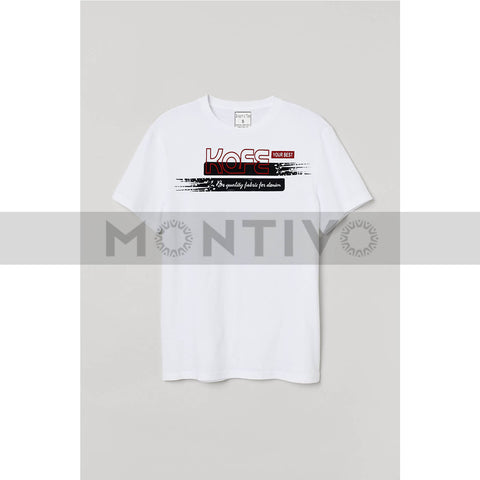 Kafe White Graphic Tee | Montivo Pakistan
