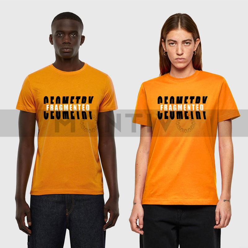 Geometry Yellow Graphic Tee | Montivo Pakistan