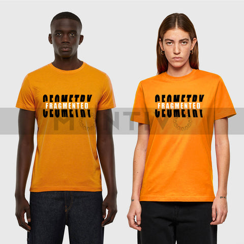 Geometry Yellow Graphic Tee | Montivo Pakistan