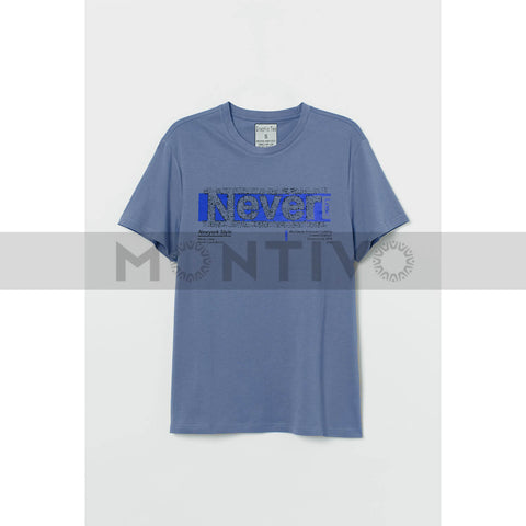 Never Lose Light Blue Graphic Tee | Montivo Pakistan