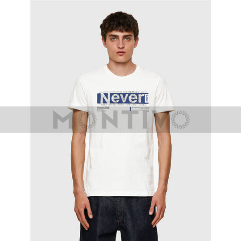 Never Lose White Graphic Tee | Montivo Pakistan