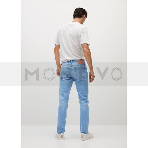 MNG Slim Fit Faded Light Wash Jeans | Montivo Pakistan