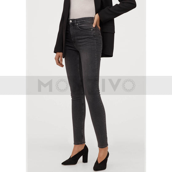 HM Skinny High Waist Charcoal Jeans | Montivo Pakistan