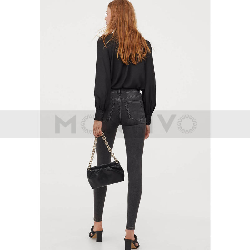 HM Skinny High Waist Charcoal Jeans | Montivo Pakistan