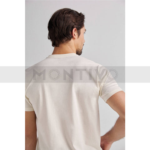 Printed Cotton Short Sleeve Tee | Montivo Pakistan