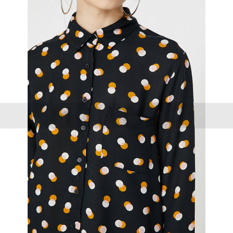 Black Patterned Shirt | Montivo Pakistan