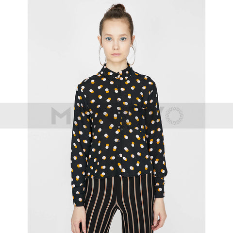 Black Patterned Shirt | Montivo Pakistan