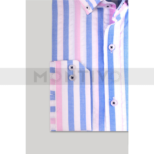 Multi-Lines Stripe Shirt | Montivo Pakistan