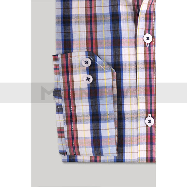 Multi-Colors Check Cotton Shirt | Montivo Pakistan