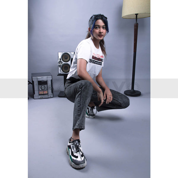 TW Charcoal High Waist Mom Jeans | Montivo Pakistan
