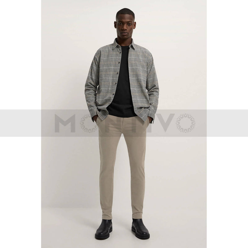 ZR Skinny Beige Chino Pants | Montivo Pakistan