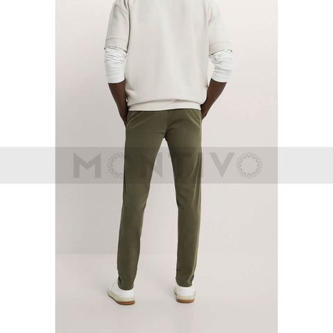 ZR Skinny Olive Chino Pants | Montivo Pakistan
