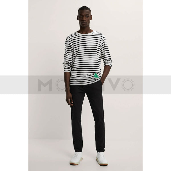 ZR Skinny Black Chino Pants | Montivo Pakistan