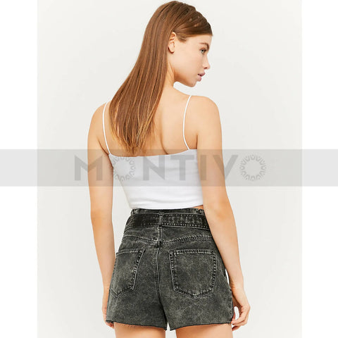 TW High Waist Paper Bag Short | Montivo Pakistan