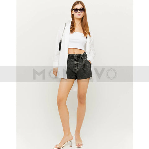 TW High Waist Paper Bag Short | Montivo Pakistan