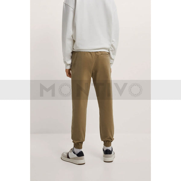 ZM Khaki Slim Fit Jogger Pants | Montivo Pakistan