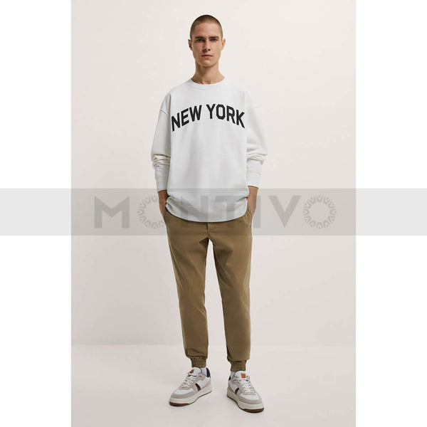 ZM Khaki Slim Fit Jogger Pants | Montivo Pakistan