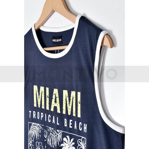 Nielsson Printed Blue Sando | Montivo Pakistan