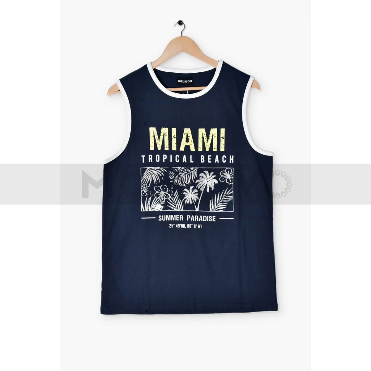 Nielsson Printed Blue Sando | Montivo Pakistan