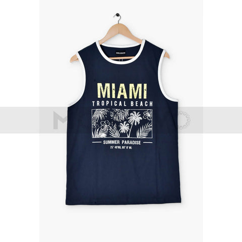 Nielsson Printed Blue Sando | Montivo Pakistan