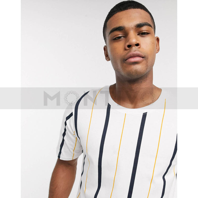 PB White Lining Tee | Montivo Pakistan