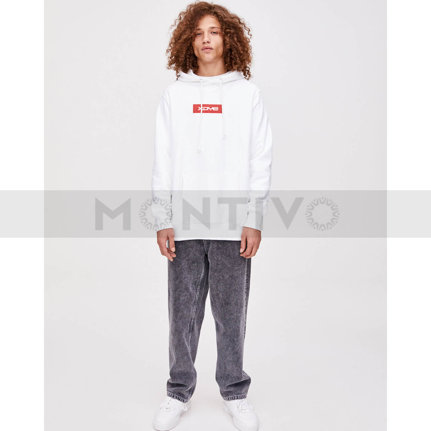 PB White XDYE Pouch Pocket Hood | Montivo Pakistan