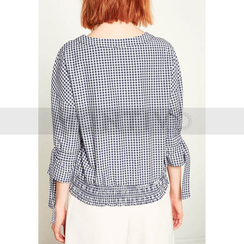 Blue Check Top | Montivo Pakistan
