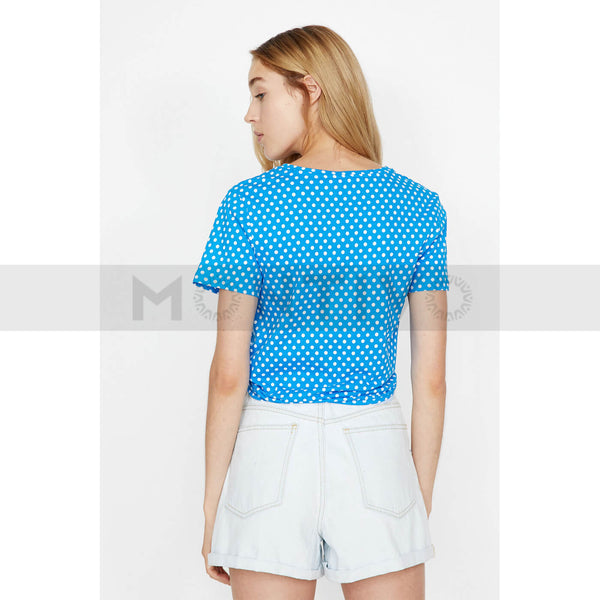 Dotted Blue Tee | Montivo Pakistan