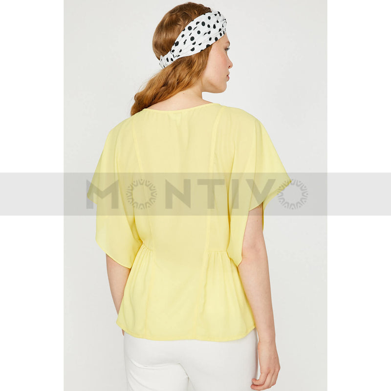Women Yellow Top | Montivo Pakistan